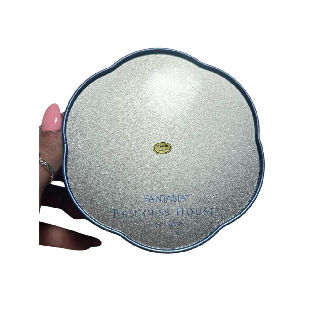 Exclusive Fantasia Princess House Set Of 4 Crystal Coasters In Original Tin - Picture 4 of 4